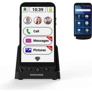 Swissvoice G50 Plus Senioren Smartphone - Met Extra oplaadstation
