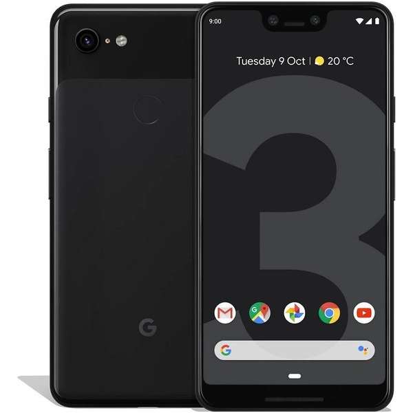 Google Pixel 3 XL -  Refurbished door Adognicosto - A Grade (zo goed als nieuw) - 4 GB - Zwart